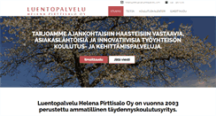 Desktop Screenshot of luentopalvelu.com