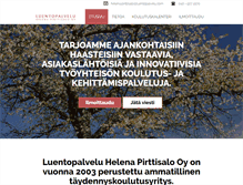 Tablet Screenshot of luentopalvelu.com